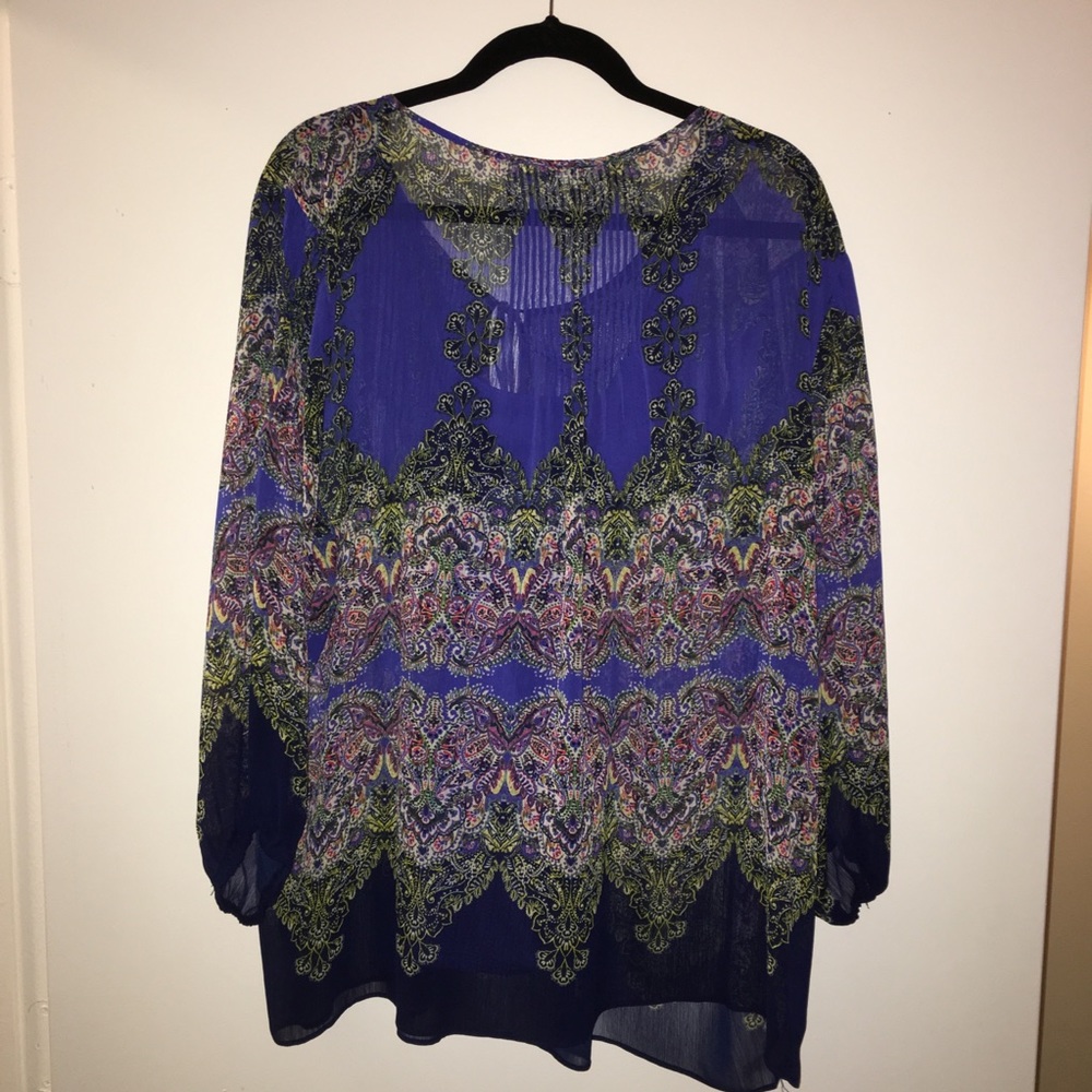 Rose+Olive flowy shirt blouse